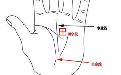 手心有田字 四絕加兩鬼禍